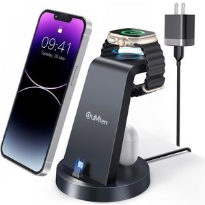 3 in 1 charging station for iPhone devices